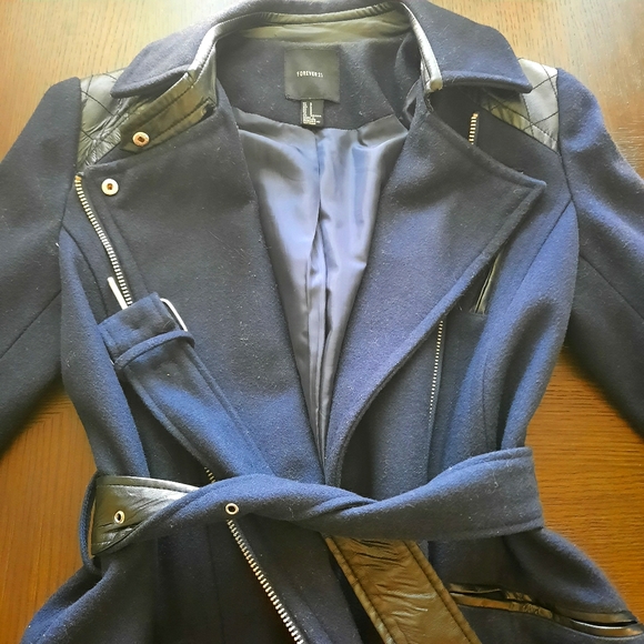 Forever 21 Wool Coat - Picture 3 of 3